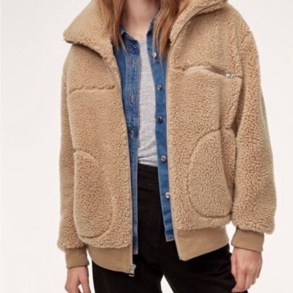 Wilfred Free Camel Teddy Jacket